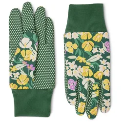 Tchibo - Garten-Handschuhe - Gr. 7 - dunkelgrün