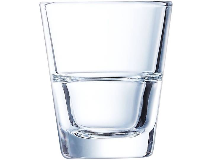 Arcoroc Schnapsgläser-Set Stack Up Transparent Glas H 6 cm 0.045 l 12 Stk