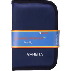 RHEITA  Schüleretui 60teilig  blau