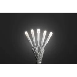Konstsmide Weihnachtsbeleuchtung  Micro LED Lichterkette gefrostet 35 warmweiße Dioden