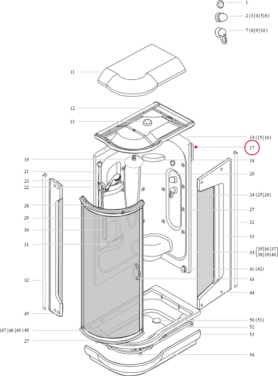 Hansgrohe Schaltkasten Pharo (Steam) , 96961000 96961000