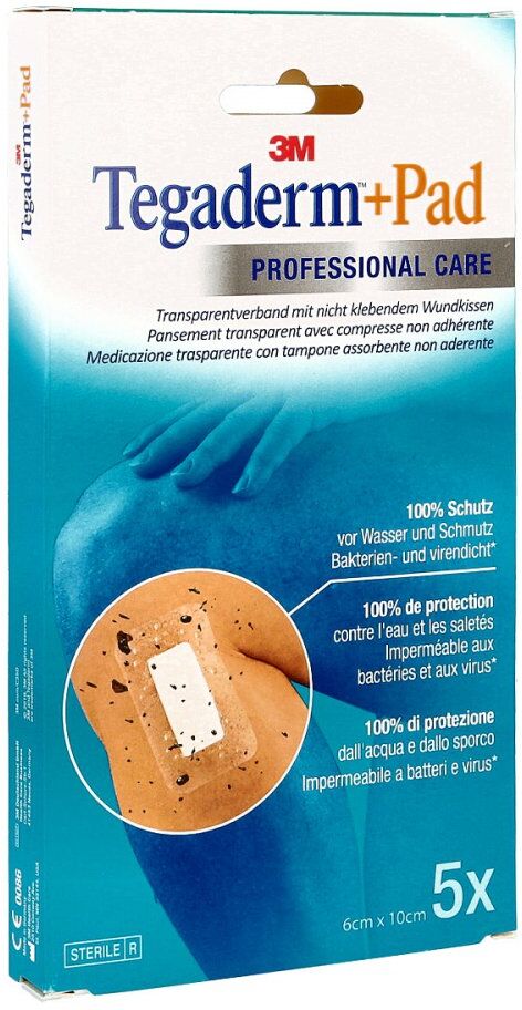 Tegaderm 3m Plus Pad 6x10cm Pflaster 3584np 5stk