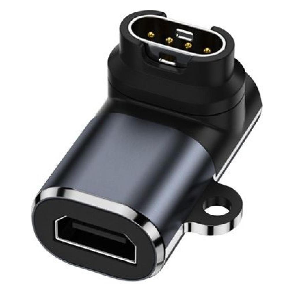 PowerGuard MicroUSB to Garmin Smartwatch Charge Adapter Ladeadapter 90-Grad flach (00035095)