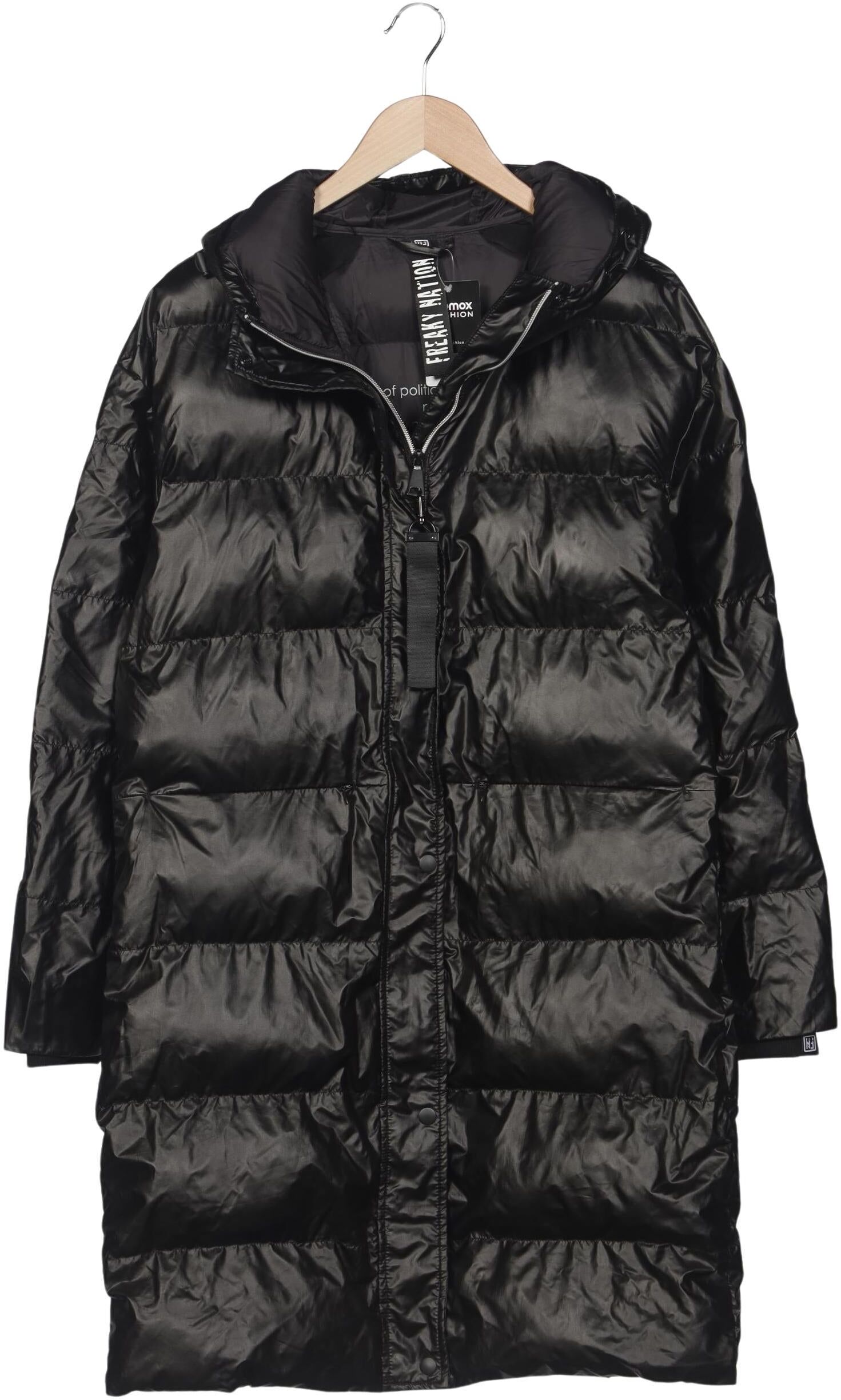 Freaky Nation Damen Mantel, Schwarz, Gr. XS, Synthetik - Second Hand
