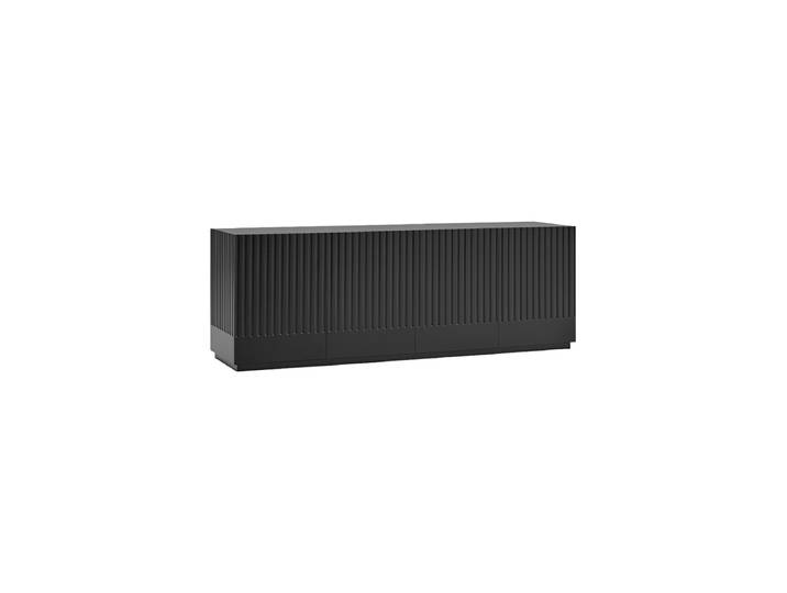 Design Sideboard „Doric“ 4-türig Schwarz Teulat