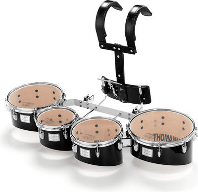 Thomann QT04 BL Marching Quad Tom Set Schwarz