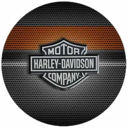 Essbares Papier mit „Harley‐Davidson“-Logo, 19,5 cm
