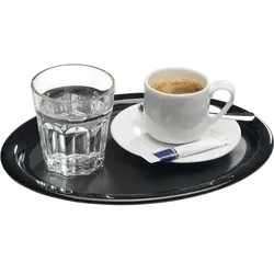 APS Kaffeehaus Serviertablett, schwarz, Höhe: 15 mm, Länge: 260 mm