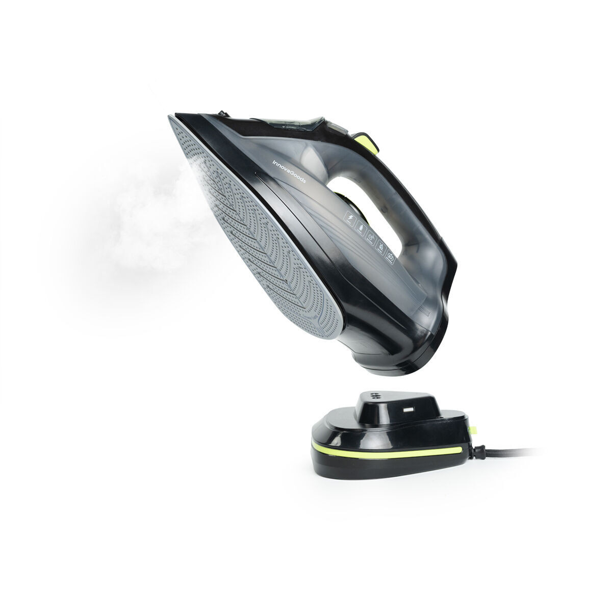 InnovaGoods Draadloos 2-in-1 stoomstrijkijzer Stiron, 2400 W, 20-30 g/min