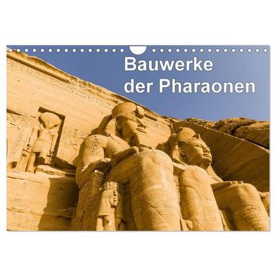 Bauwerke der Pharaonen (Wandkalender 2027 DIN A4 quer), CALVENDO Monatskalender