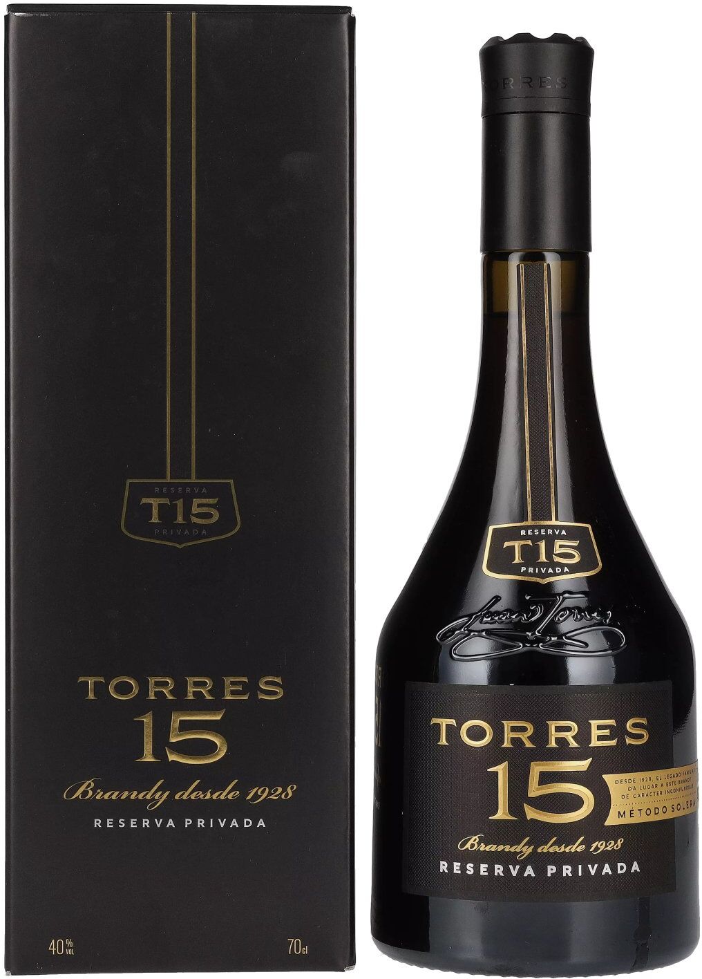 Torres 15 RESERVA PRIVADA Brandy 40% Vol. 0,7l in Geschenkbox
