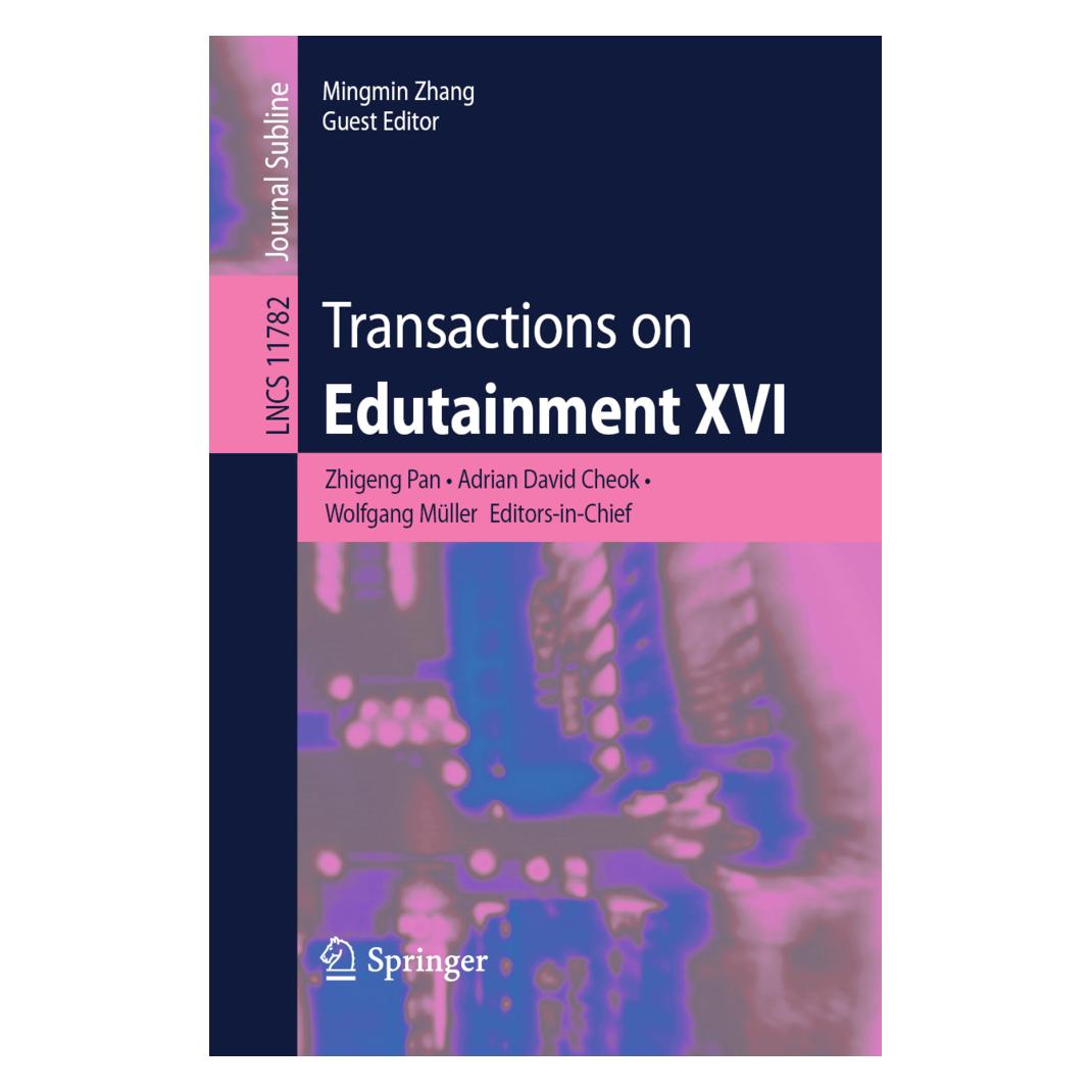 Springer Transactions on Edutainment XVI (Englisch, Softcover, Adrian Müller, David Cheok, Mingmin Zhang, Wolfgang Müller, Zhigeng Pan) (56133202)