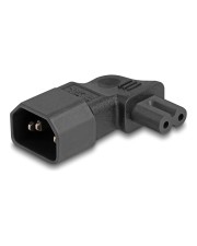 Delock Netzadapter IEC 60320 C14 auf C7 Stecker Buchse 2.5 A 90° (80473)