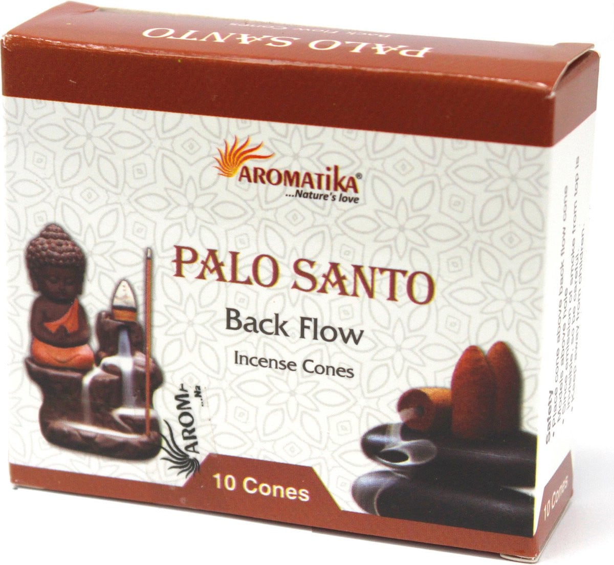 Aromatica Backflow Wierook Kegels Palo Santo - 120 stuks