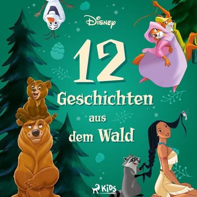 Disney: 12 Geschichten aus dem Wald - Walt Disney, Audio, 9788727304441