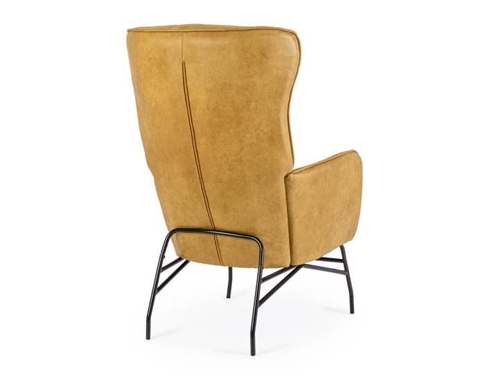 Design Loungesessel „Nasira“ Leder Bizzotto