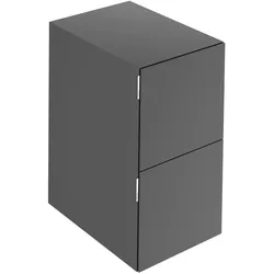 KEUCO EDITION 11 ART Sideboard, 2 Frontauszüge, 400x700x490mm, 32542540400, Korpus/Front: Smoke Lack Seidenmatt / Smoke Lack Seidenmatt