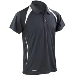 Spiro, Herren, Sportshirt, Men's Team Spirit Polo (S), Mehrfarbig, Schwarz