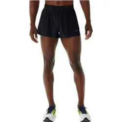 ASICS Herren Shorts METARUN™ SPLIT SHORT, Größe XXL in Schwarz Schwarz