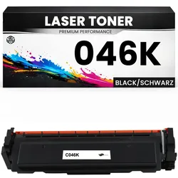 Toner kompatibel für Canon Cartridge 046K i-SENSYS MF732Cdw/MF734Cdw/MF735Cx i-SENSYS LBP653Cdw/LBP654Cx in Schwarz