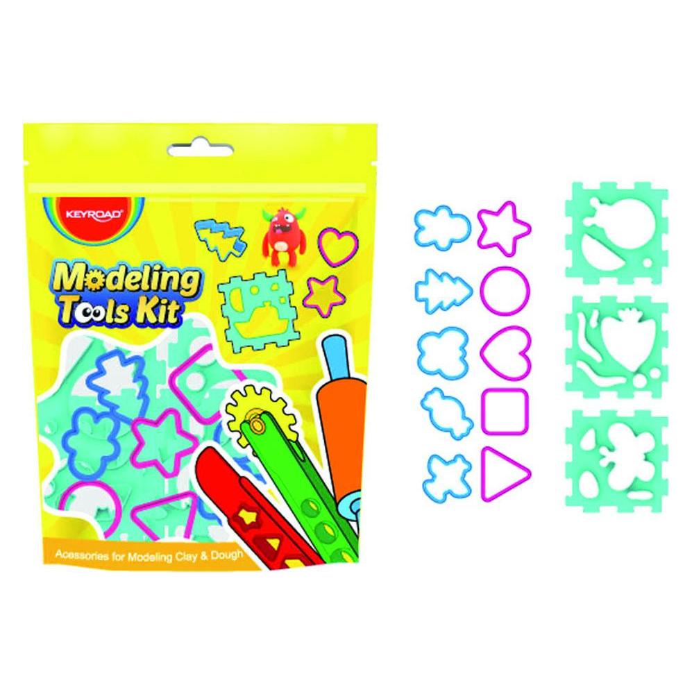 Keyroad -formenset, 10 formen + 6 grosse quadratische formen, anhänger, farbmischung (41308170)