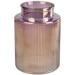 Van Manen Veenendaal, Vase, Glasvase - Lila - ca. 15 x 21 cm