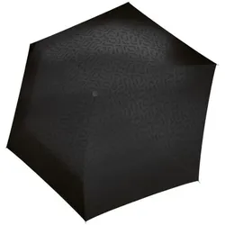 reisenthel Regenschirm »pocket mini umbrella signature black hot print« schwarz