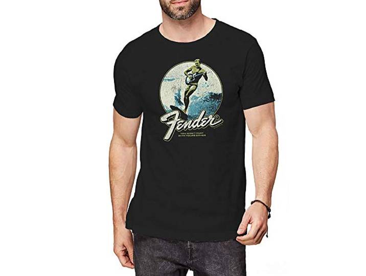 T-Shirt # S Unisex Black # Surfer