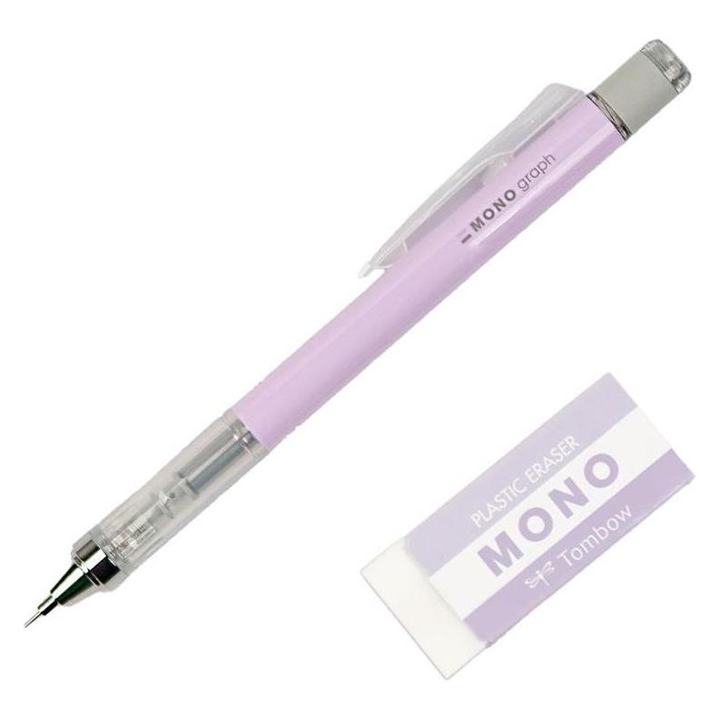 Tombow Druckbleistift, Mono Graph 0,5 mm Pastell + Radiergummi (0.50 mm, 1x) (57344135)