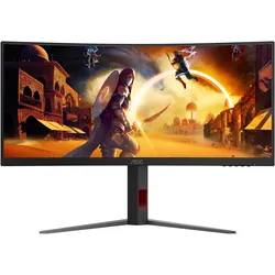 AOC CU34G4 (3440 x 1440 Pixel, 34"), Monitor, Schwarz