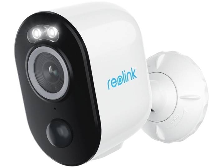 Reolink Argus Series B330 - Caméra extérieure 5 MP avec batterie. Détection de personnes et de véhicules. Vision nocturne couleur. Wi-Fi 5/2\,4 GHz.