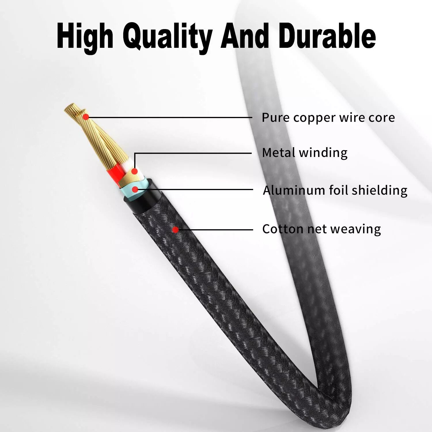 INF USB-C zu 2x Cinch Stereo Audiokabel