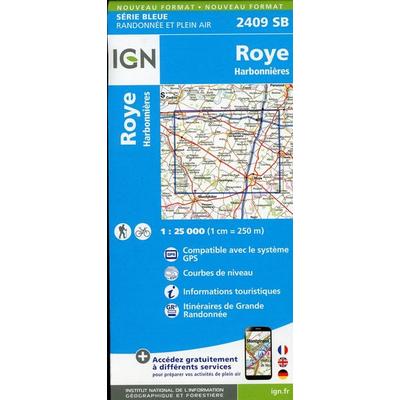 Roye.Harbonnières 1:25 000, Karte von Collectif Ign, IGN Frankreich, 978-2-7585-4730-3