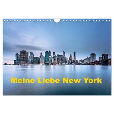 Meine Liebe New York (Wandkalender 2027 DIN A4 quer), CALVENDO Monatskalender