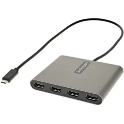 StarTech USB-C auf 4x (HDMI), Video Adapter, Grau