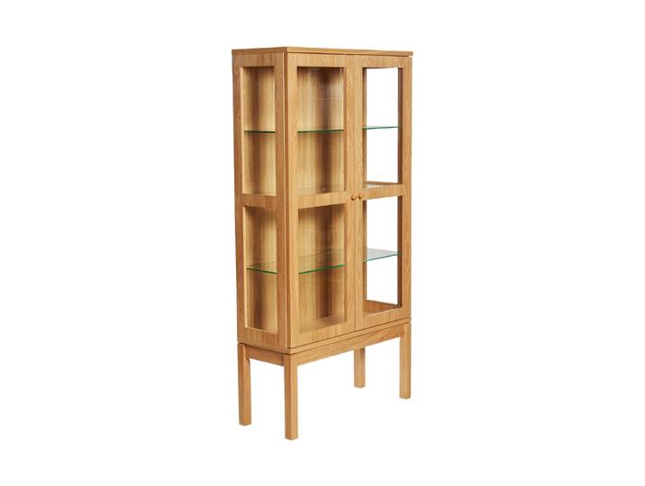Hochwertiger Vitrinenschrank „Abbeywood“ Eiche Natural MR.WOOD