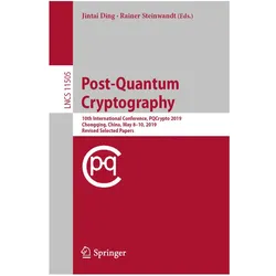 Post-Quantum Cryptography, Fachbücher von Rainer Steinwandt, Jintai Ding