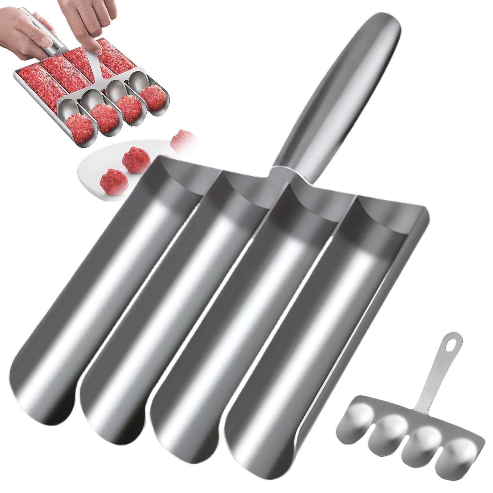 RVS Meatball Maker met Snijspatel