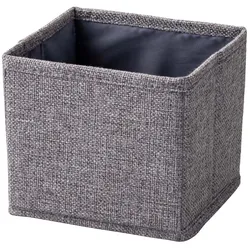 Fackelmann Universalkörbchen aus Textil, faltbar 13x12x14 cm, Accessoires, 86895, grau