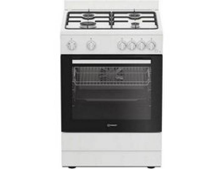 Indesit Cuisinière gaz 72l 4 feux blanc - I6G5KCW