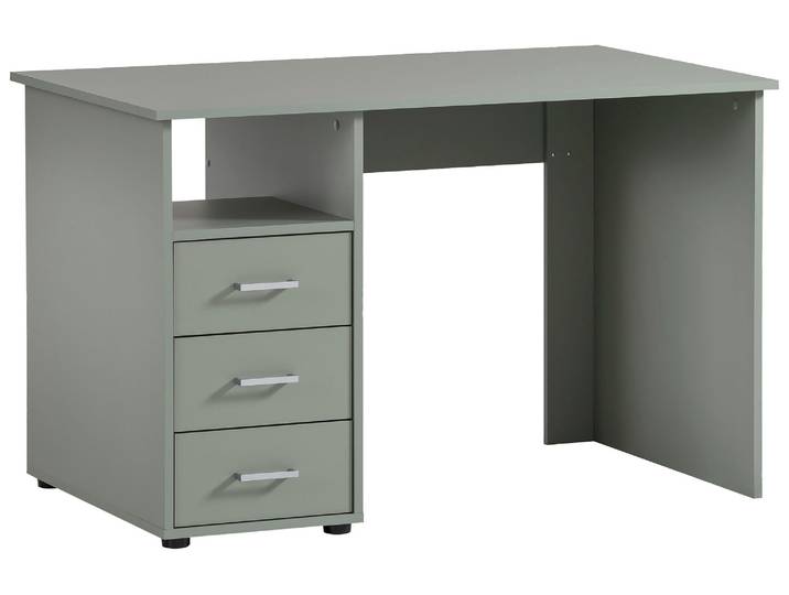 Schreibtisch SCHILDMEYER Baku , grün (pistazie, pistazie, pistazie), B:115,8cm H:74cm T:70cm, Tische, Schreibtisch, Solide Verarbeitung - Dieses Produkt ist in Deutschland gefertigt