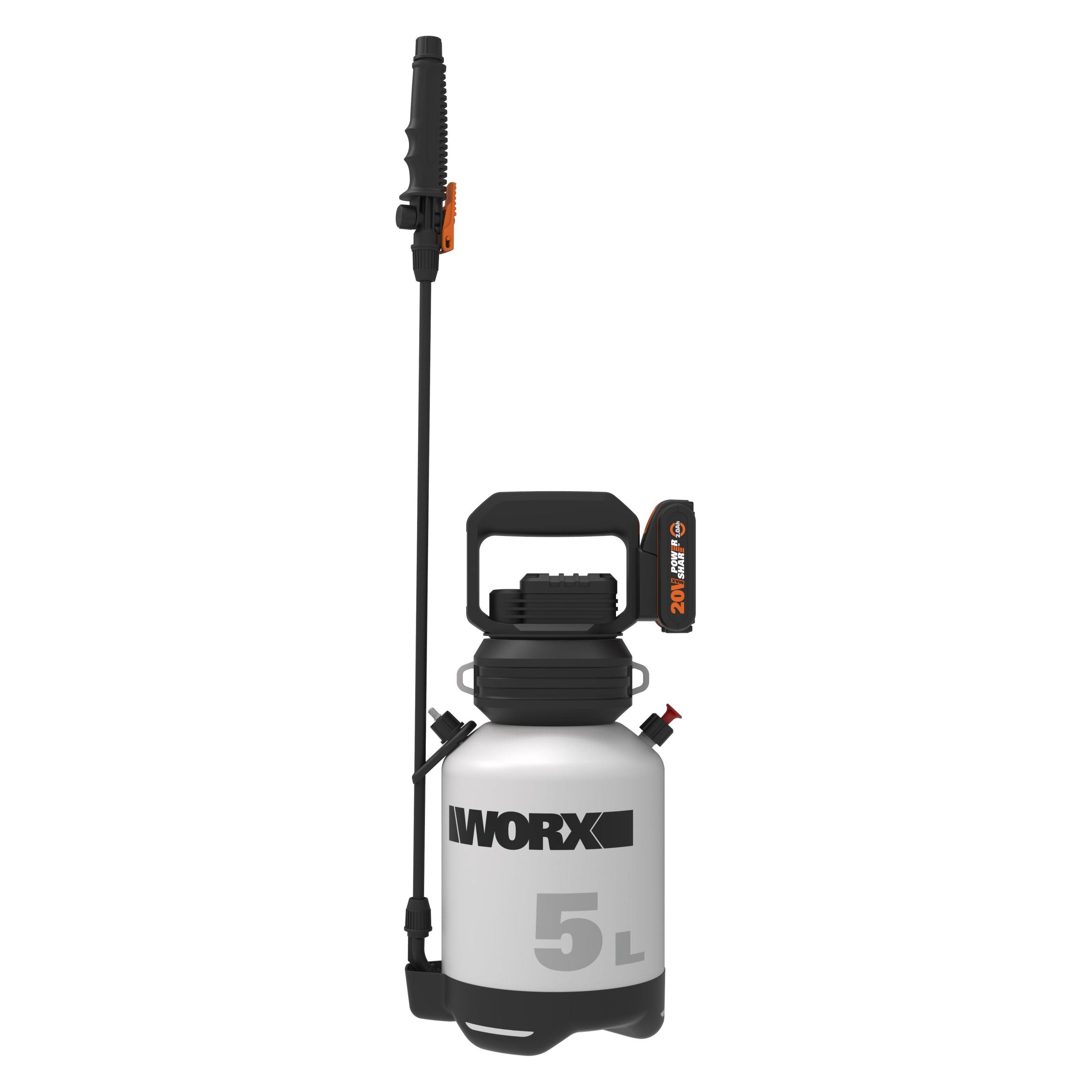 Worx Drucksprühgerät mit Rückentrage20V Akku (5 l) (WG829E)