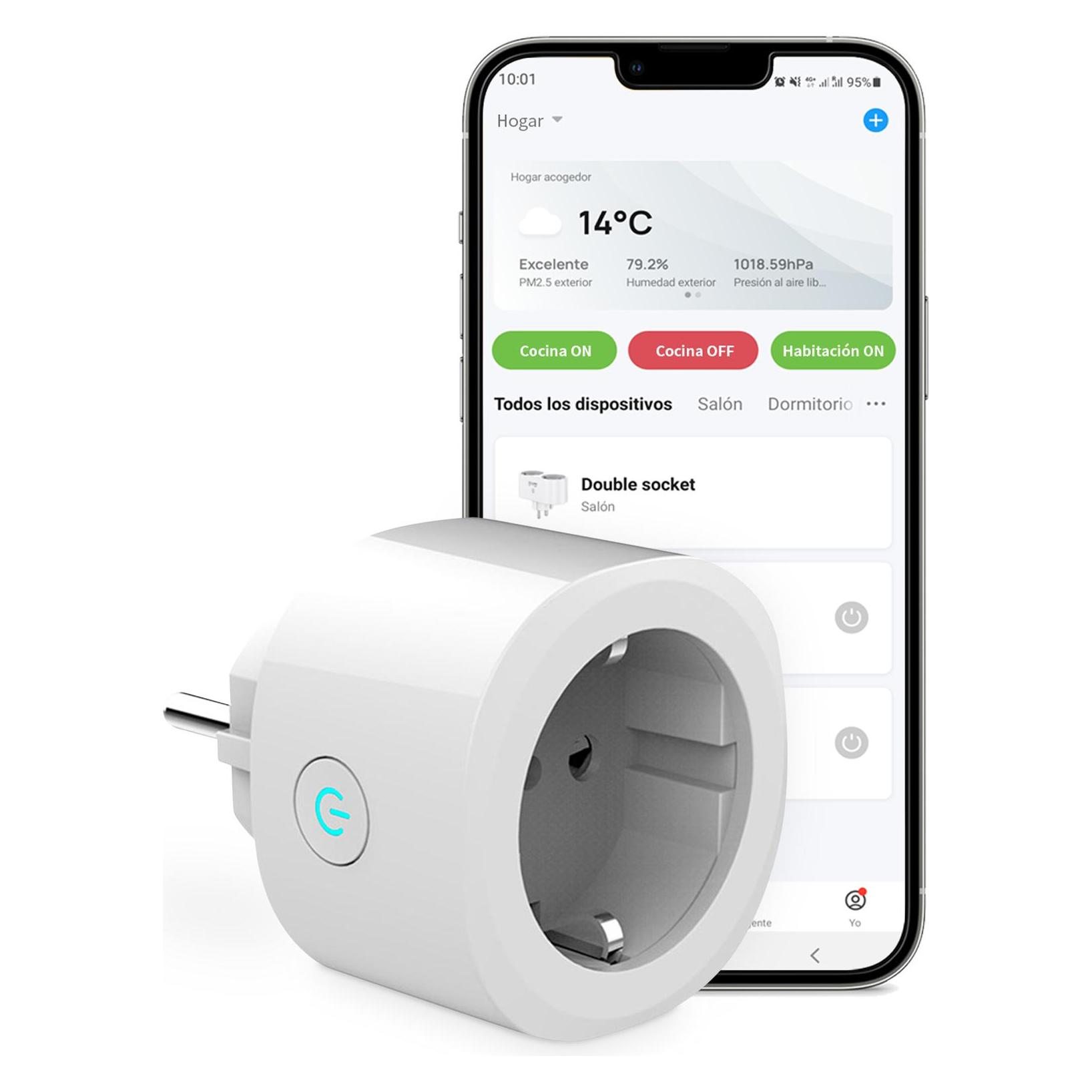KSIX Smart Energy Mini-Smart-Stecker (BXWSP1M)
