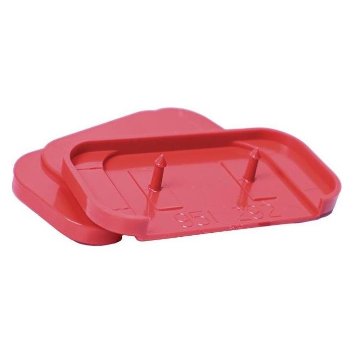 GFS Ersatzoberplatte Typ K Ersatzteil für Haube Typ K 1 Macrolon-Kunststoff rot (951292)