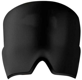 Inspired Living Migraine Relief Ice Cap Cold Compression Head Wrap For Headaches, Sinus Pressure & Stress black