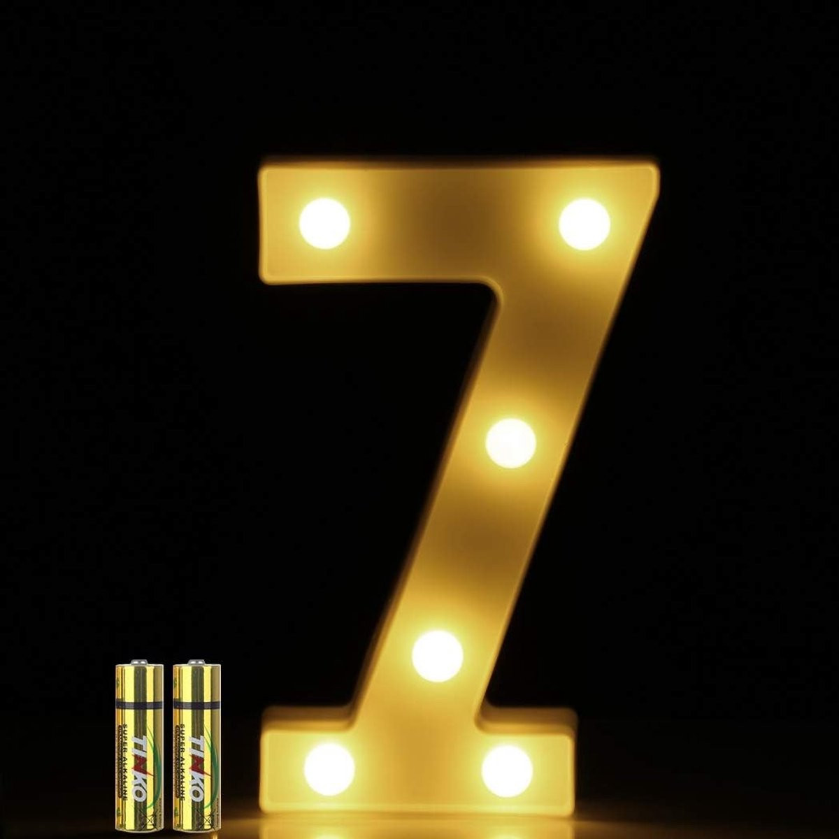3D Verlichte Letters en Cijfers LED Nachtlamp voor Feestdecoratie en Kinderkamer