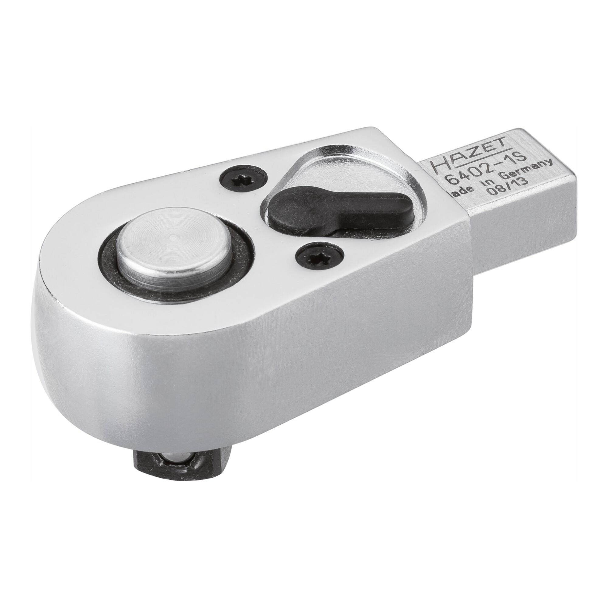 HAZET Einsteck-Umschaltknarre 6402-1S Einsteck-Vierkant 9 x 12 mm Vierkant massiv 10 mm (3/8 Zoll))