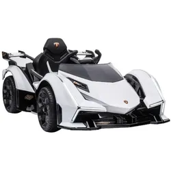 Es-toys Kinderfahrzeug - Elektro Auto "Lamborghini V12 Vision Gran Turismo" - Lizenziert - 12V7AH, 2 Motoren