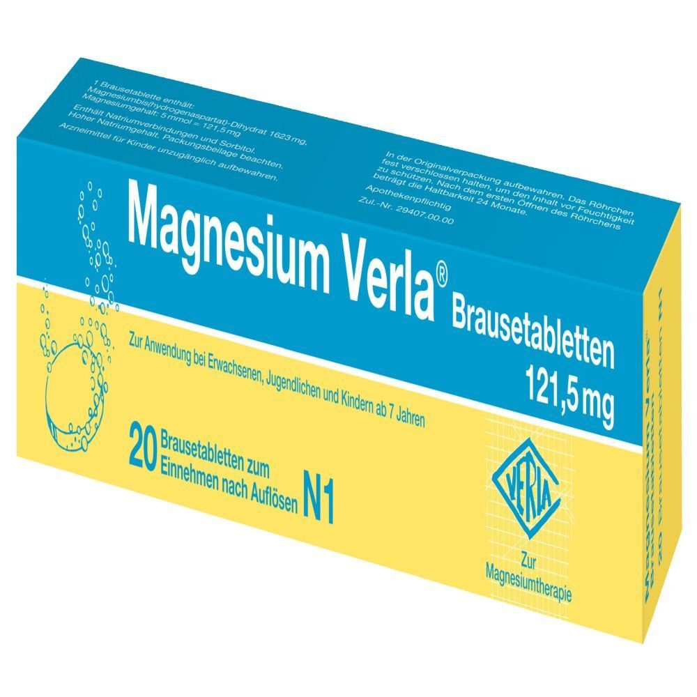 Magnesium Verla Brausetabletten 20 St