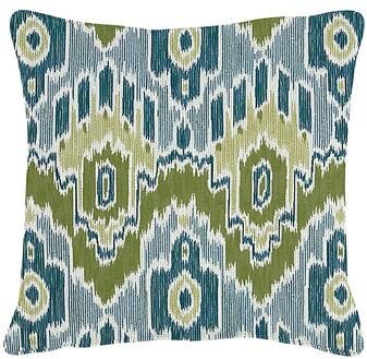 "Delaney Green InsideOut Outdoor Pillow - 12"" x 20"" - Ballard Designs"